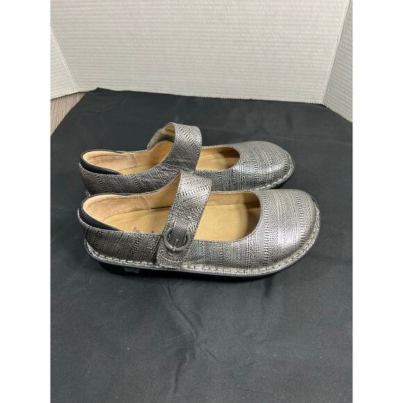 Allegria Paloma Silver Size 9 EU 39 New - Picture 8 of 9
